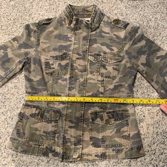 Women’s Blanc Noir Distressed Camo Jacket - Picture 13 of 13